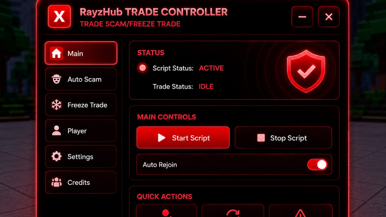 RayHubz Trade Freeze | KEYLESS | More