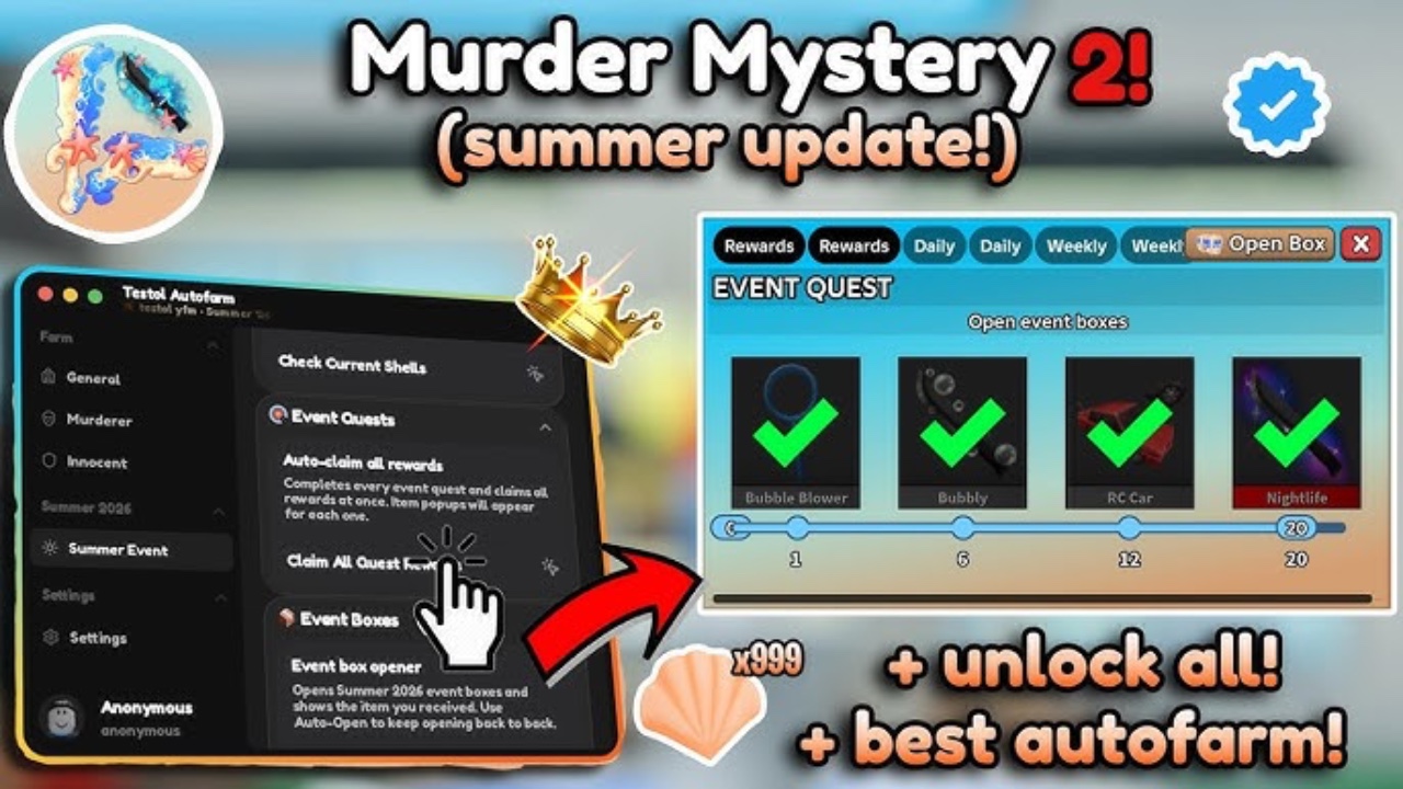 NEW | MM2 SUMMER UPDATE AUTOFARM