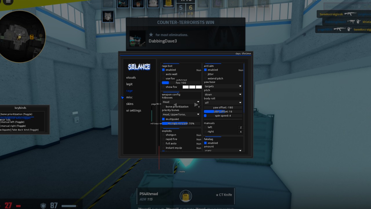 Solance Counter Blox | Legitbot, Exploits