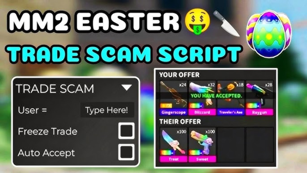 Fake Mm2 Visual Trade , Freeze Trades, Spawn
