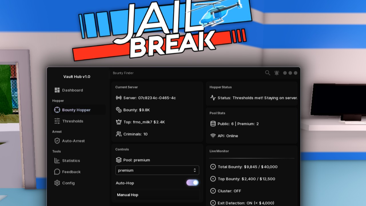 High Bounty Finder Script | Auto Arrest