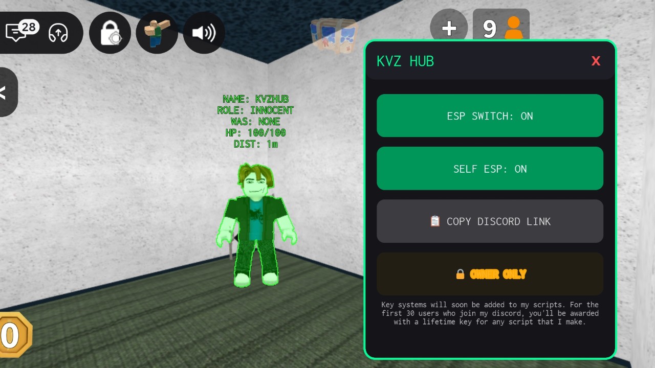 KVZ HUB - MURDER MYSTERY ESP SCRIPT