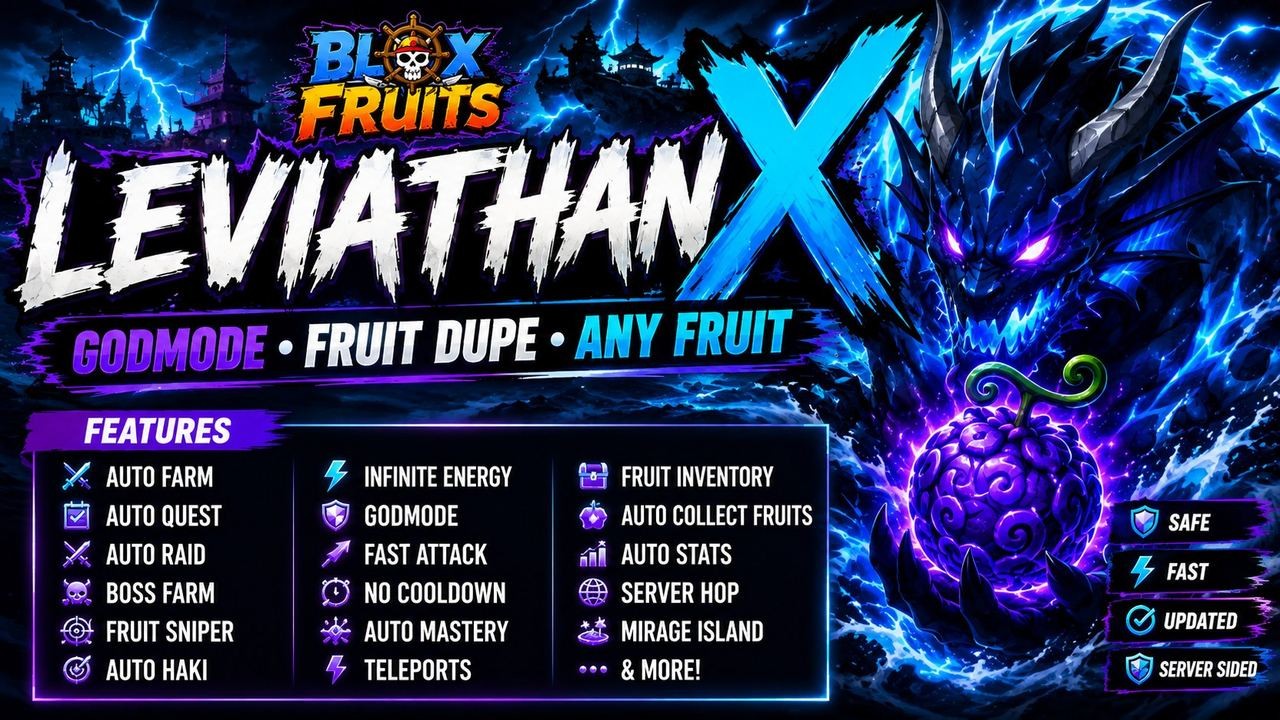 Leviathan X | Godmode • Fruit Dupe •