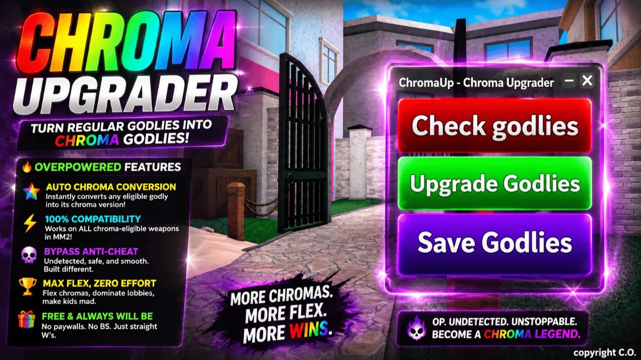 🤑[WORKING] MM2 GODLY UPGRADER 🔥💎 [CHROMA]