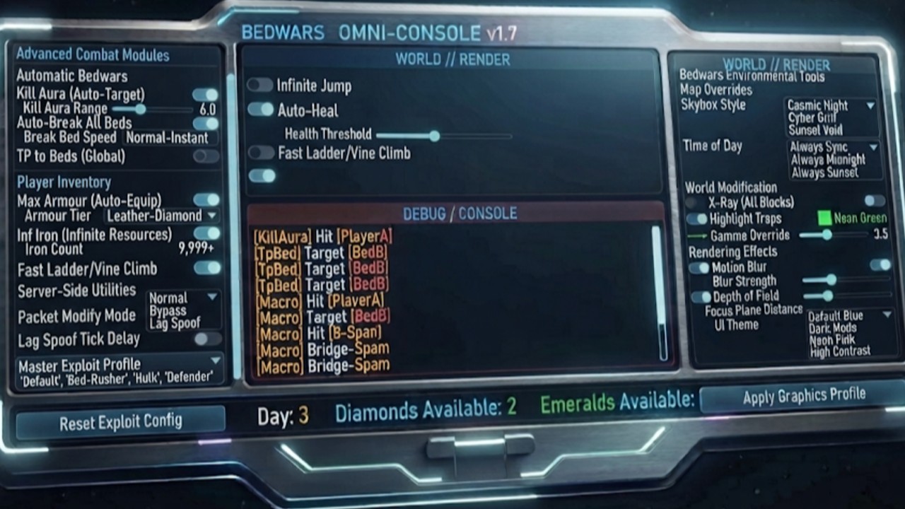 Bedwars Omni Console