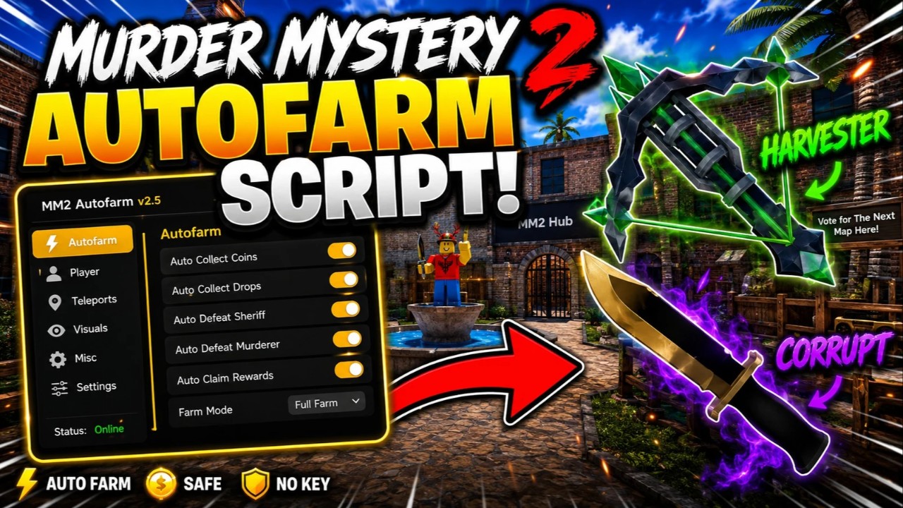 BEST NEW | MM2 SUMMER UPDATE AUTOFARM KEYLESS