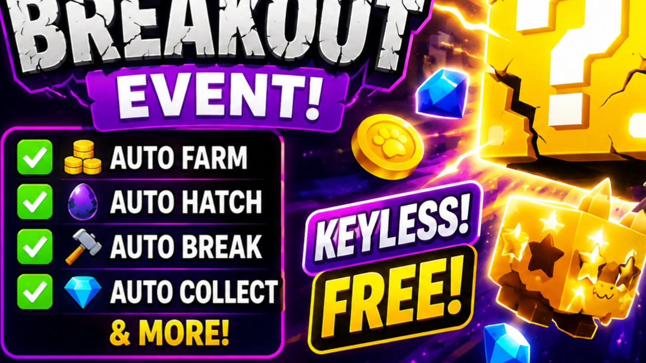 PS99 LUCKY BLOCK BREAKOUT EVENT SCRIPT | AUTO