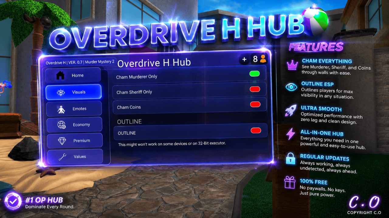 [OP] 💎 MM2 OVERDRIVE H SCRIPT ✅